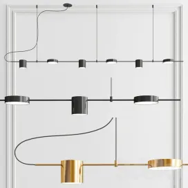 Counter pointledlinear pendant